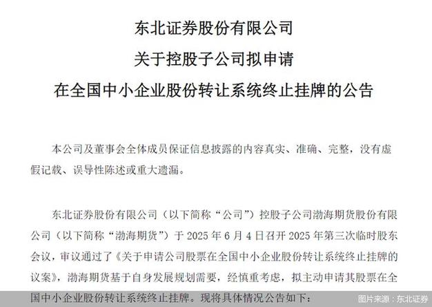 新三板期货公司摘牌_海通 期货_渤海期货终止挂牌