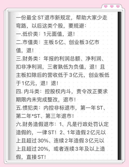 退市新规 ST板块 跌停比例 _st板块的股票涨得比主板的好_ 退市新规 优化指标