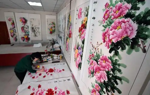 牡丹百园红霞_牡丹品种介绍_国家牡丹园