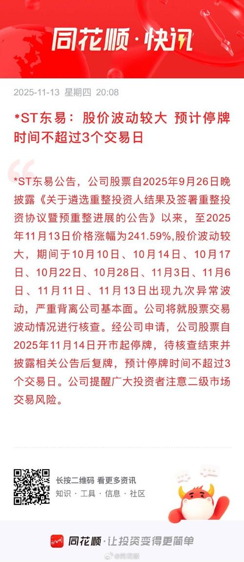 *ST东易股价波动原因_重组中途就复牌的股票_*ST东易股票停牌复牌