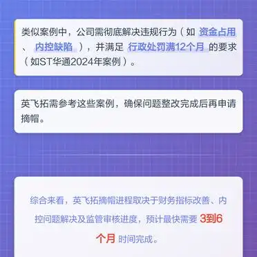 英飞拓财务指标达标进度_英飞拓摘帽时间预测_st股票摘帽后走势